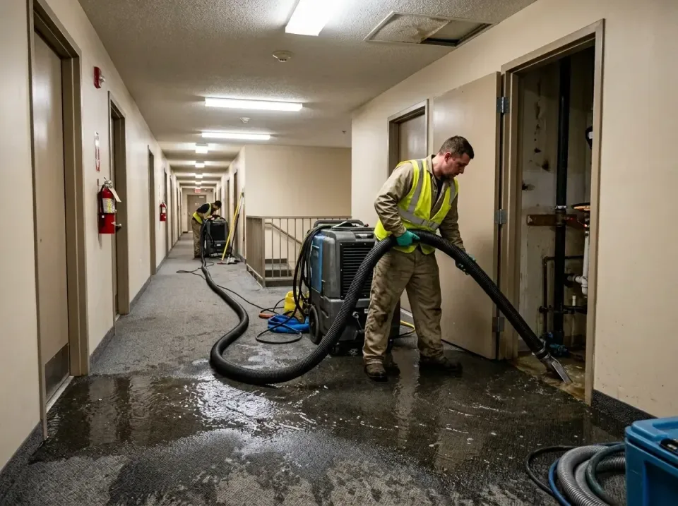 multi-unit-apartment-hallway-f-005 — frequently asked questions, Emergency Burst Pipe Water Extraction & Removal in Manistee…